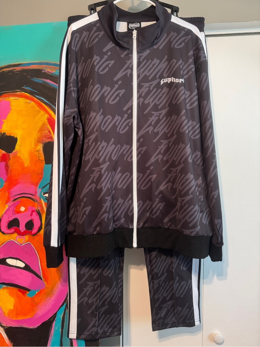 Euphoric 111 Men’s Tracksuit Set Zip Jacket & Joggers XXL - Picture 8 of 10